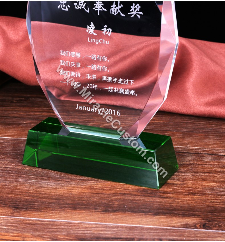 Custom unique awards trophies