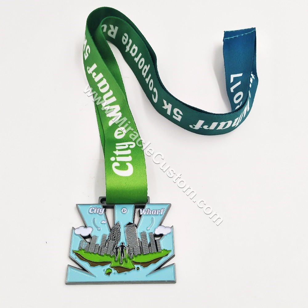 custom run challenge medals