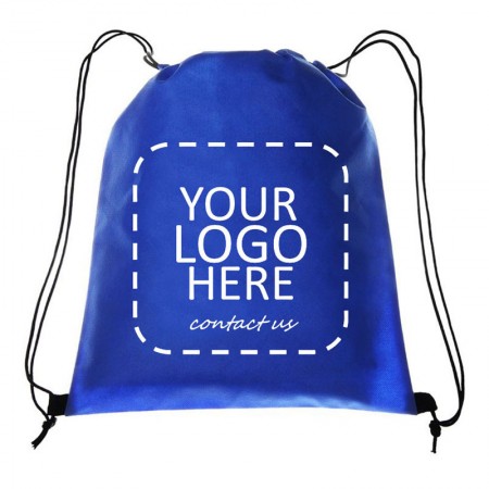 custom drawstring backpack with logo