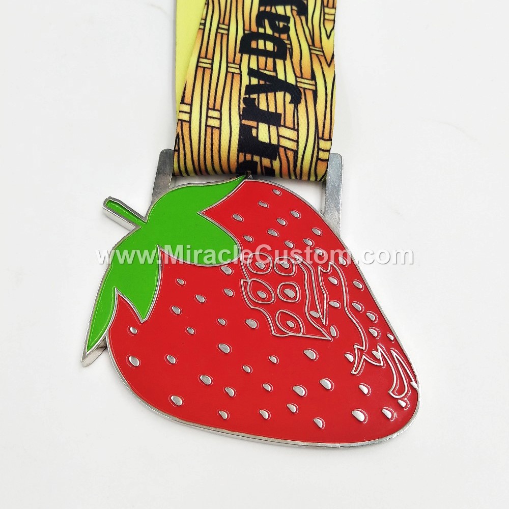 strawberry run medal