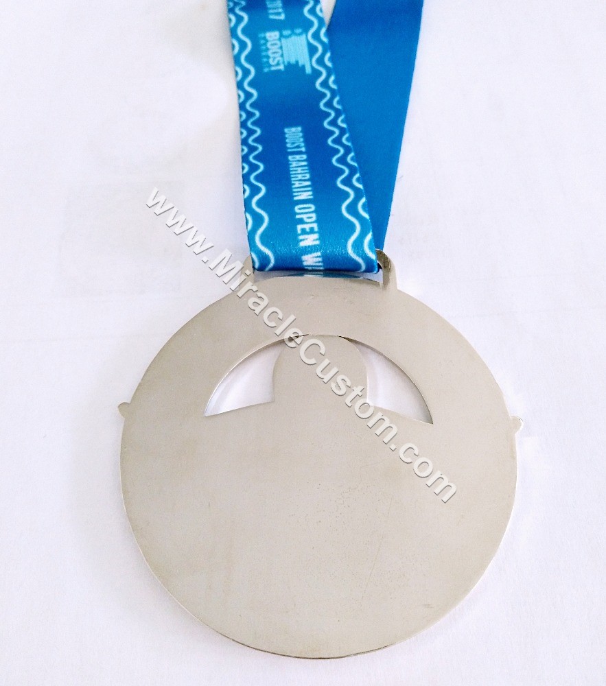 Custom Swimming Medals Color Filling