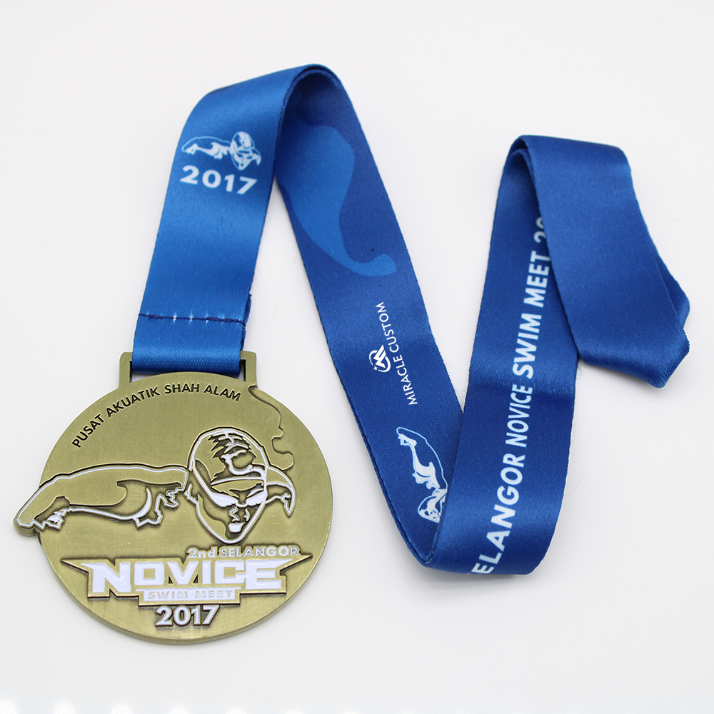 custom swimming medals and awards sports medal factory