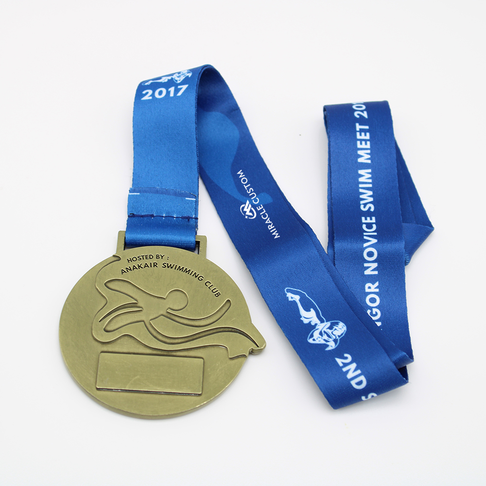 custom swimming medals and awards sports medal factory