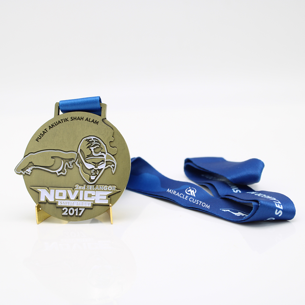 custom swimming medals and awards sports medal factory