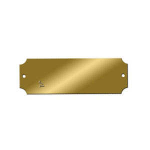 Custom Blank Engraving Brass Plates