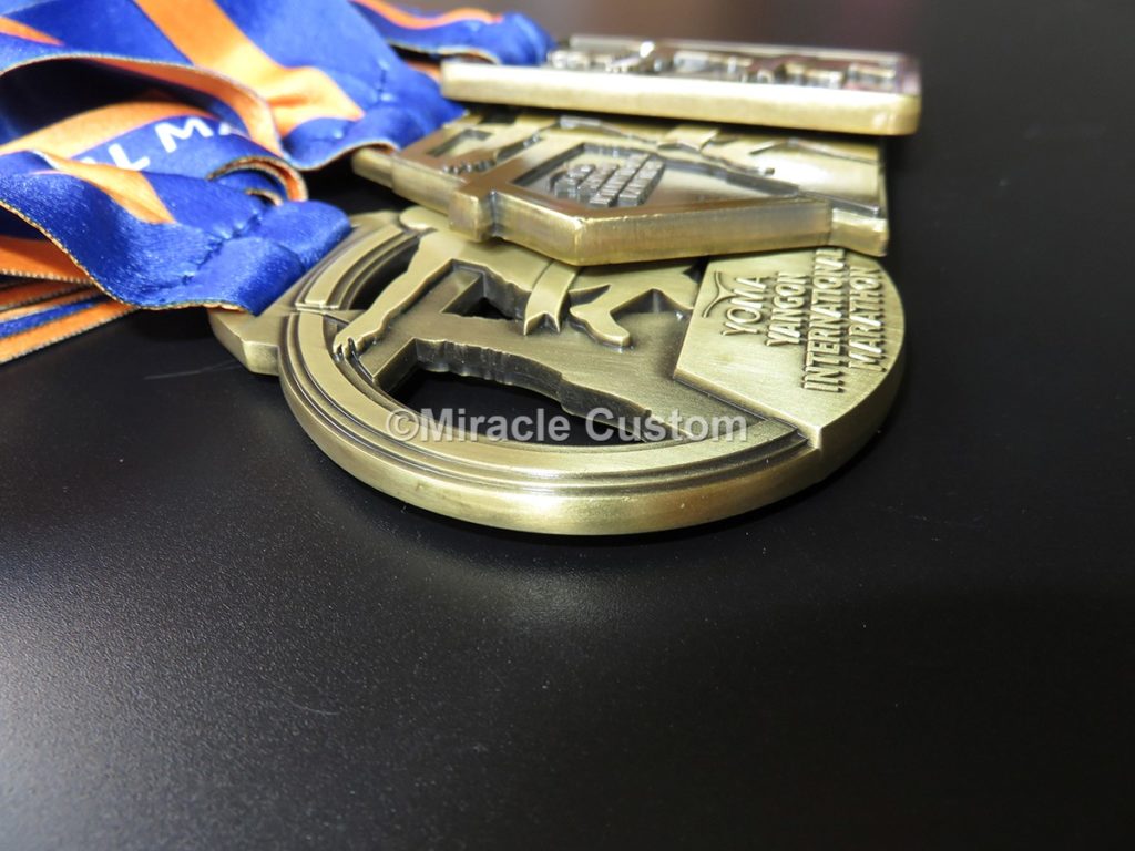 custom yoma yangon international marathon sports medals