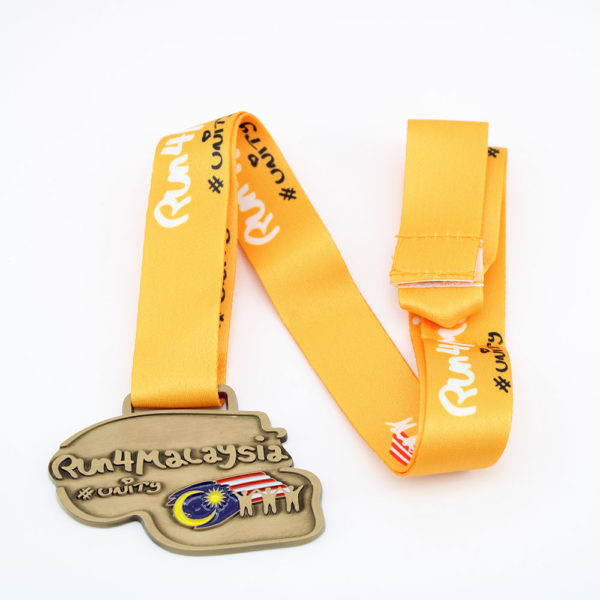 custom sports medals for Malaysia Events Virtual Run