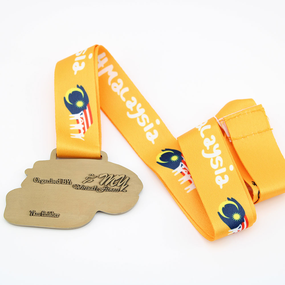 custom sports medals for Malaysia Events Virtual Run