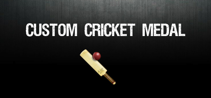 custom cricket medal