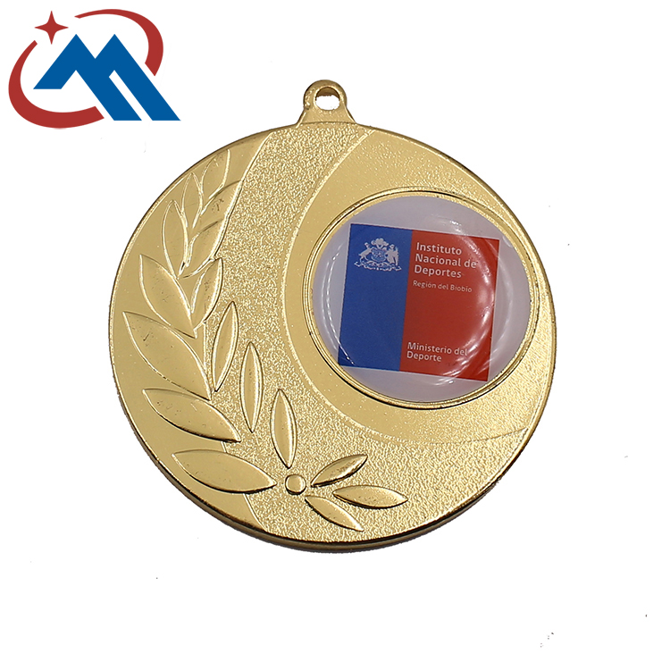 custom promotional medals with epoxy dome with sticker insert