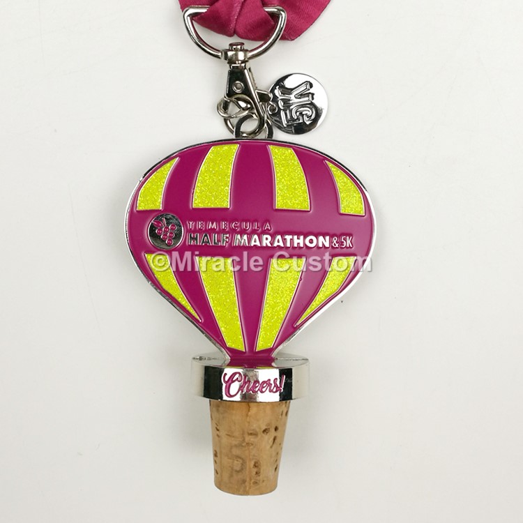 Wine Stoppers and Bottle Opener Race Medals