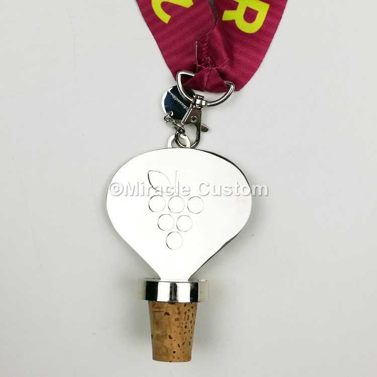 Wine Stoppers and Bottle Opener Race Medals