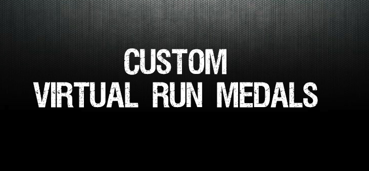 custom virtual run medals