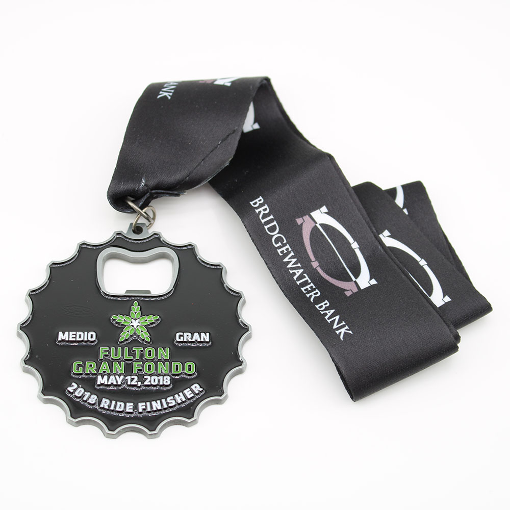 Custom Bottle Opener Race Medals