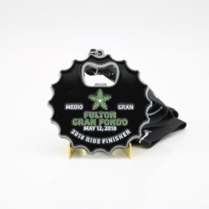 Custom Bottle Opener Race Medals