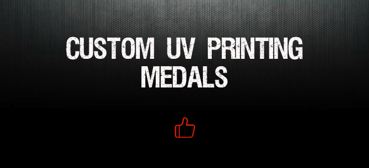 custom uv printing medals