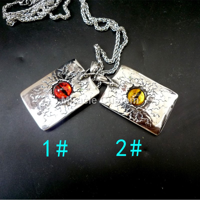 hiphop Evileye Mens Devil Stainless steel Pendant Necklace Gift Nazar Jewelry