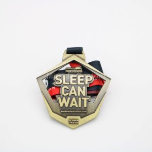 Custom Sleep Can Wait Marathon Medals