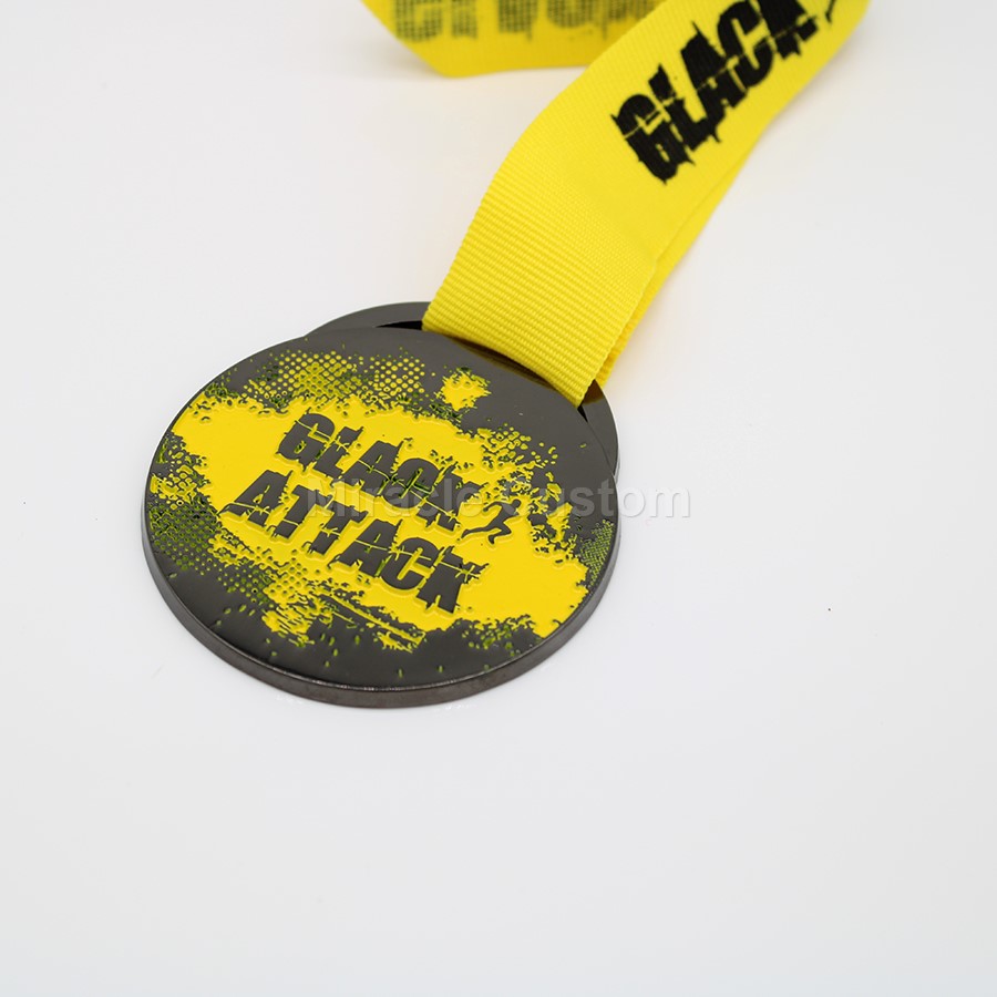 Custom Black Nickel Sports Medals