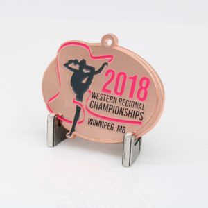 custom shiny copper medals