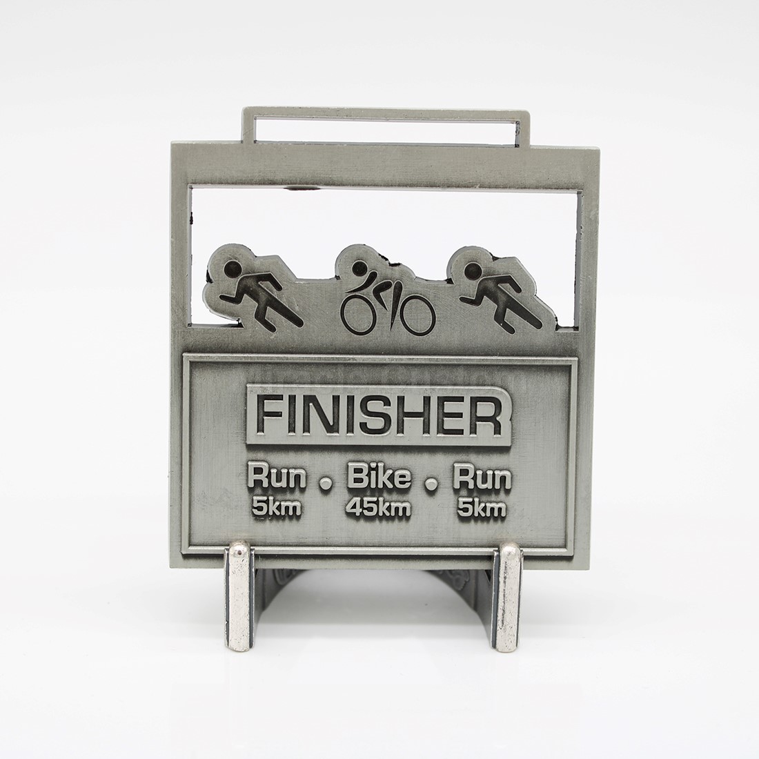 custom duathlon medals