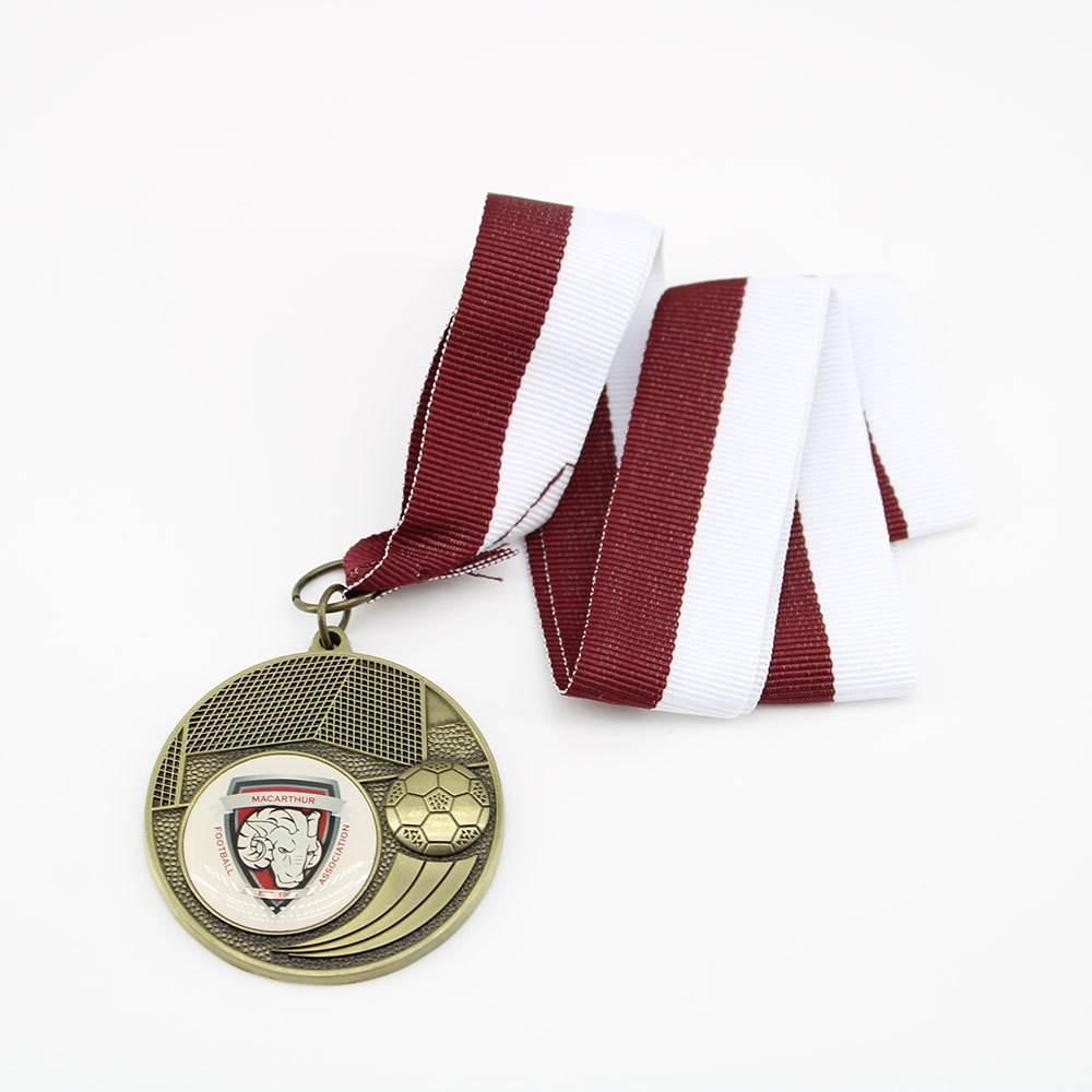 Bespoke Football Medals Sports Medals Epoxy Dome Medals