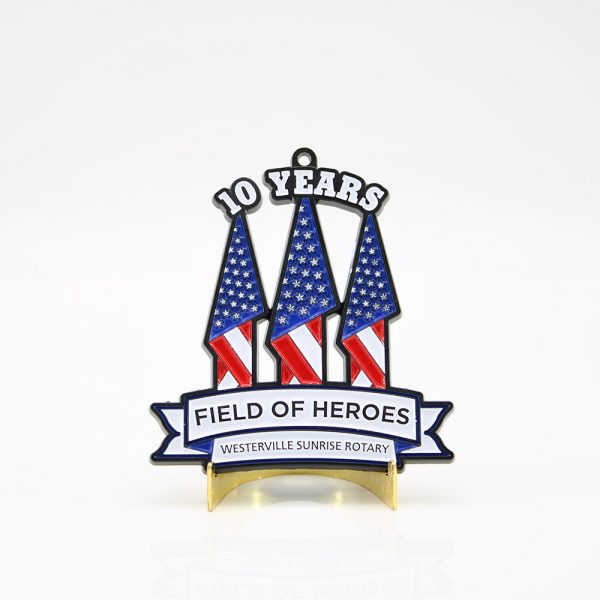 Custom 10 years anniversary medals