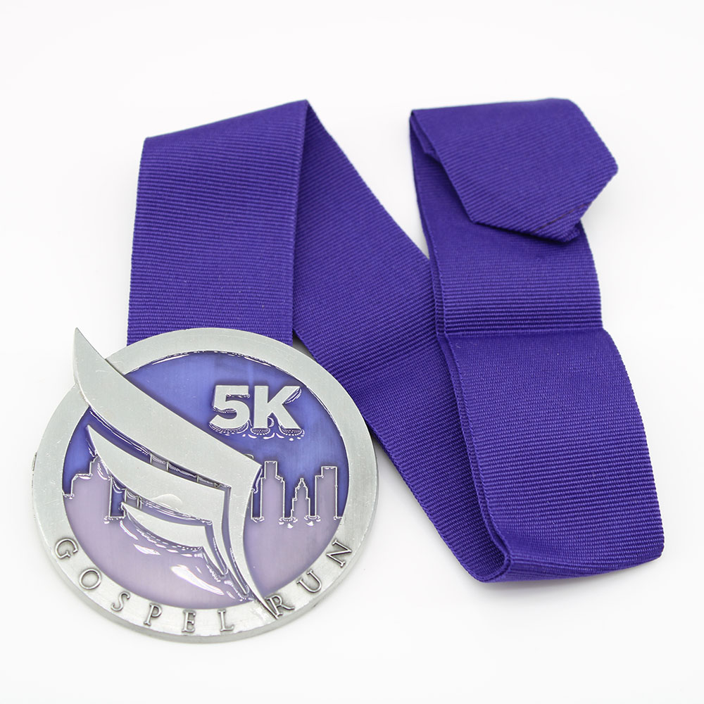 Custom Translucent 5K Race Medals