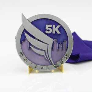Custom Translucent 5K Race Medals