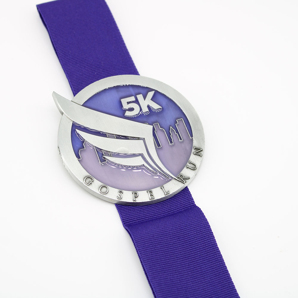 Custom Translucent 5K Race Medals
