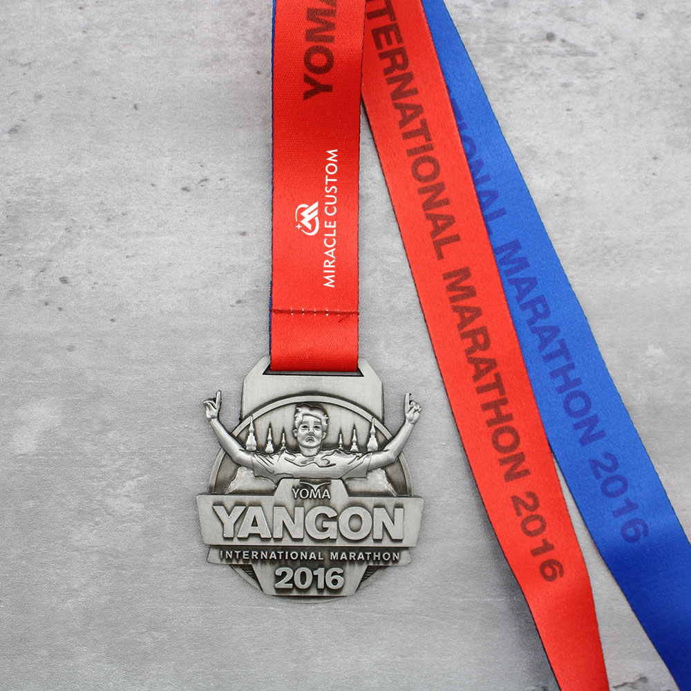 Custom Yoma Yangon International Marathon Medals