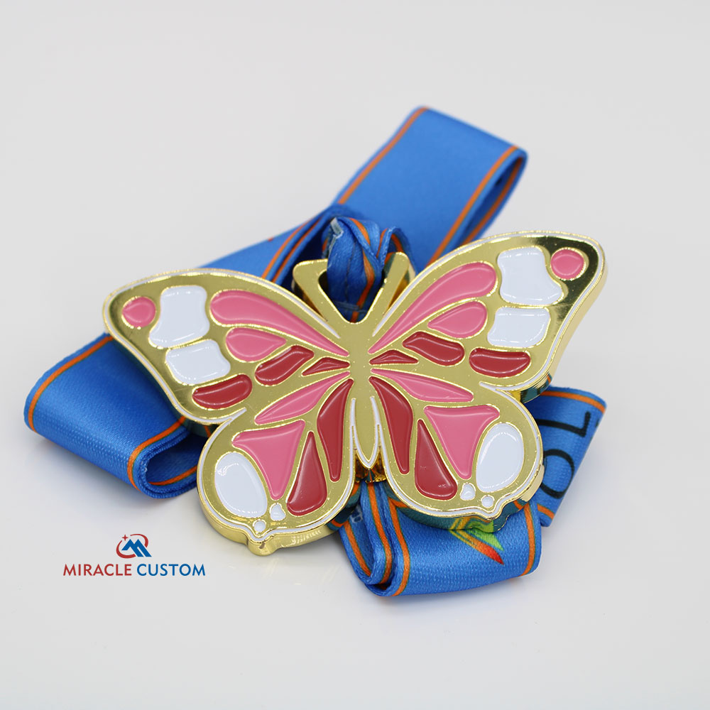 Custom 22KM Marathon Shiny Plating Medals