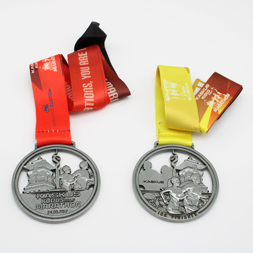 Custom Cut out Marathon Medals Half Marathon Medals