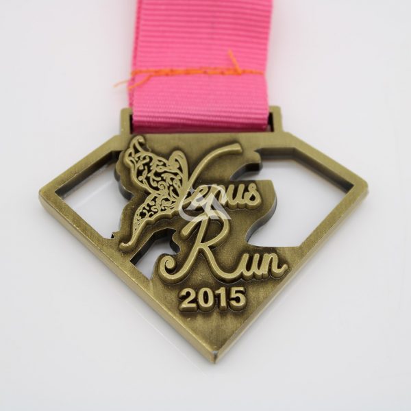 Custom Cut Out Running Medals