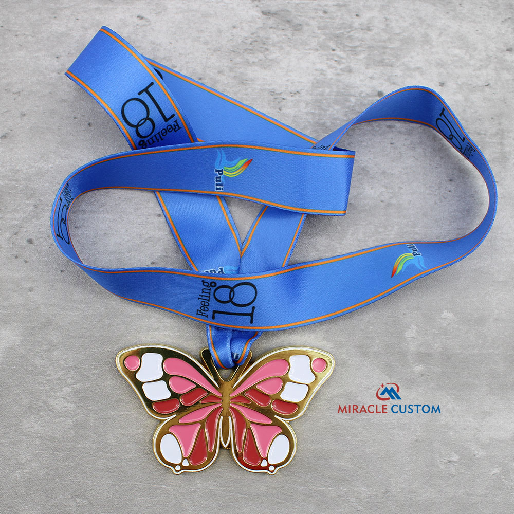 Custom 22KM Marathon Shiny Plating Medals