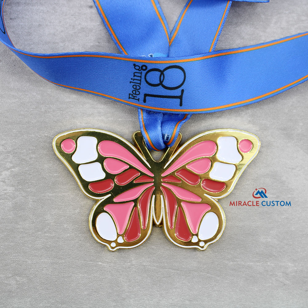 Custom 22KM Marathon Shiny Plating Medals