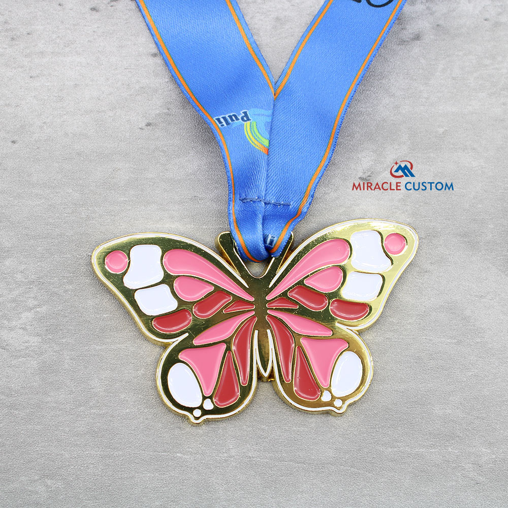 Custom 22KM Marathon Shiny Plating Medals