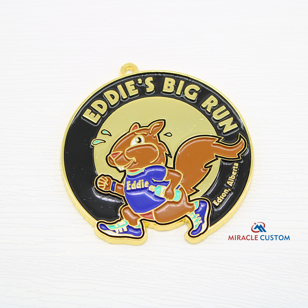 Custom Eddies big Run Fun Run Race Medals