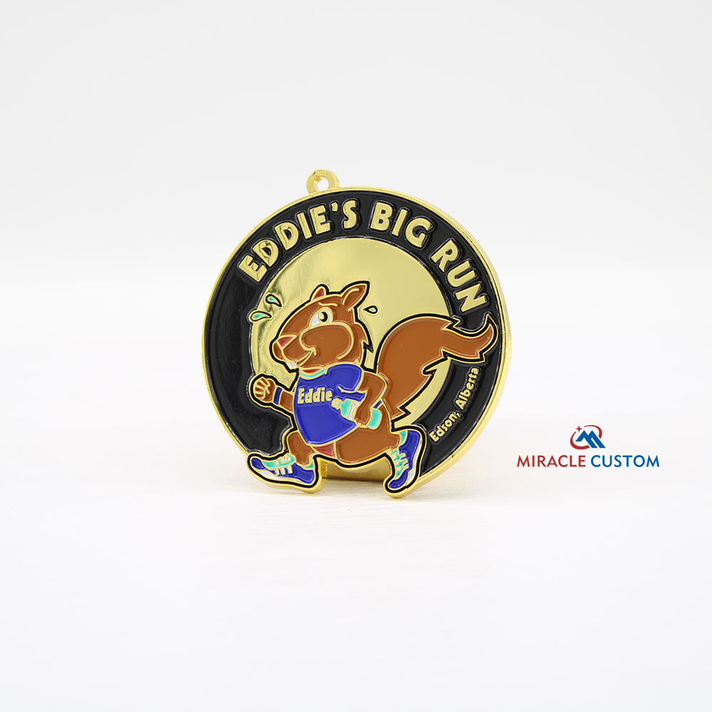 Custom Eddies big Run Fun Run Race Medals