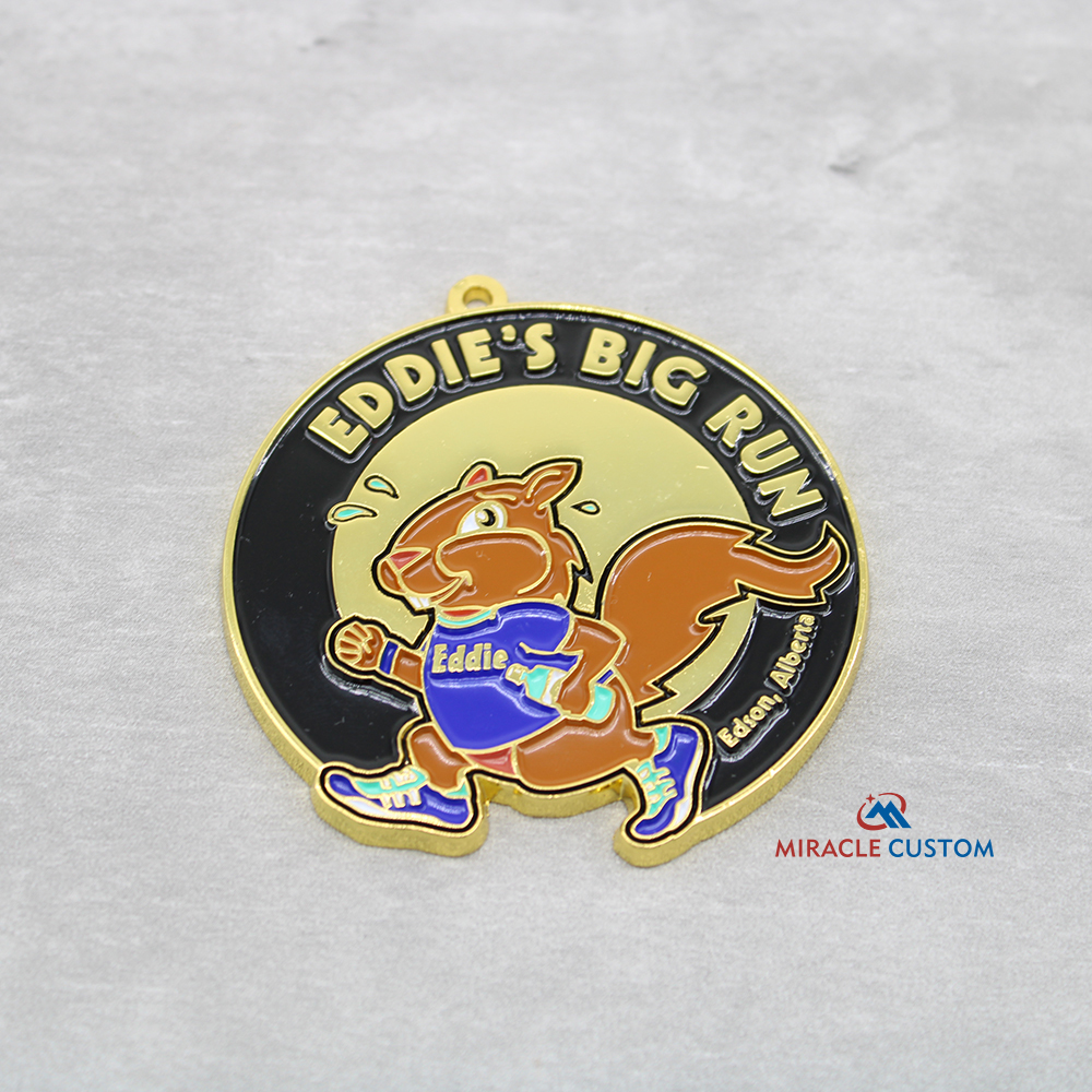 Custom Eddies big Run Fun Run Race Medals