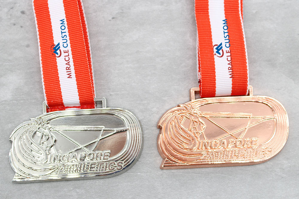 Custom Singapore Athletics Sports Medals