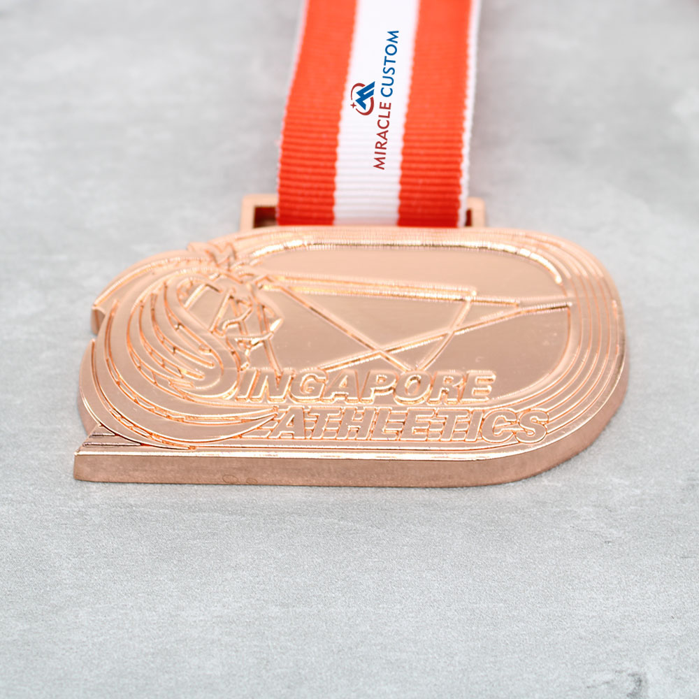 Custom Singapore Athletics Sports Medals