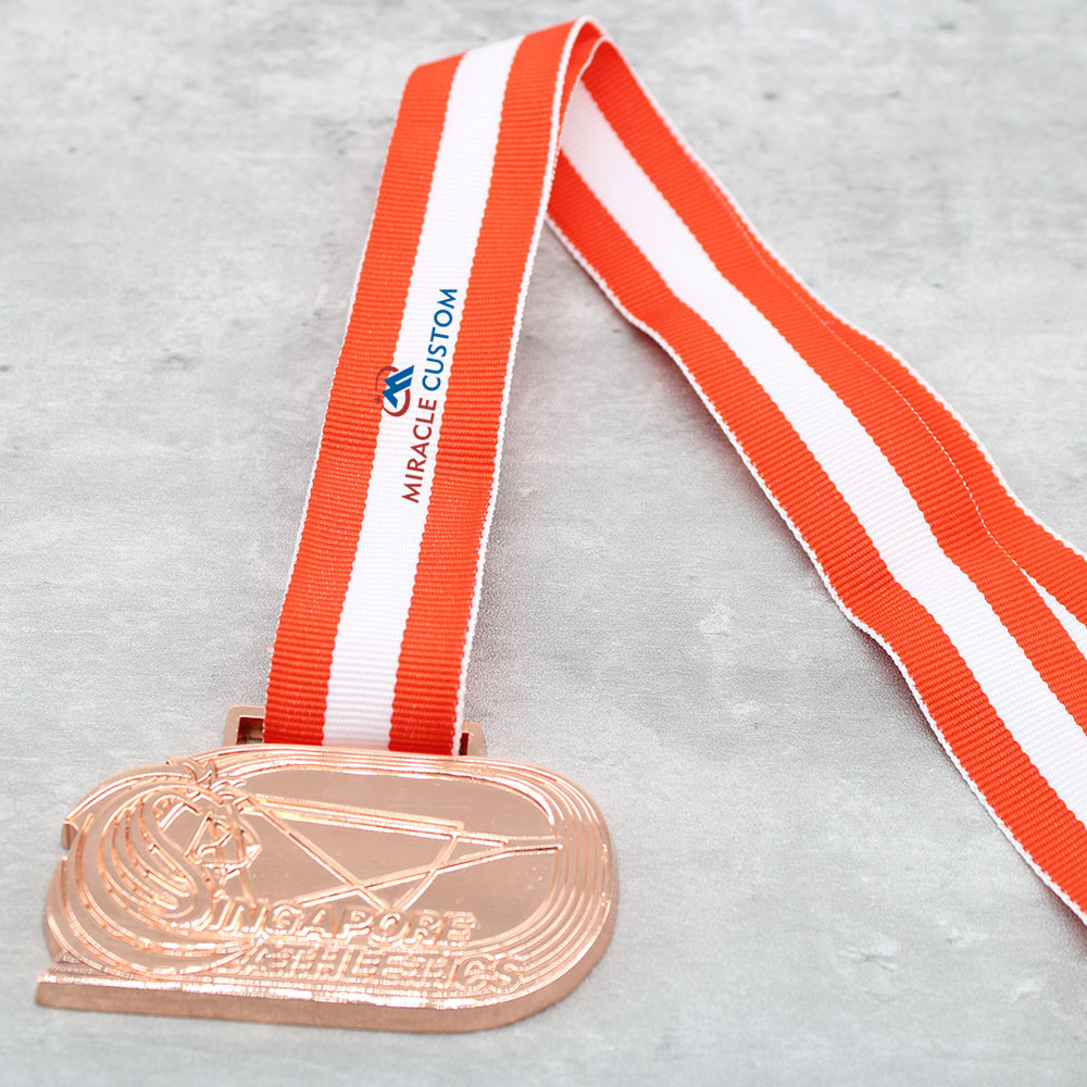 Custom Singapore Athletics Sports Medals