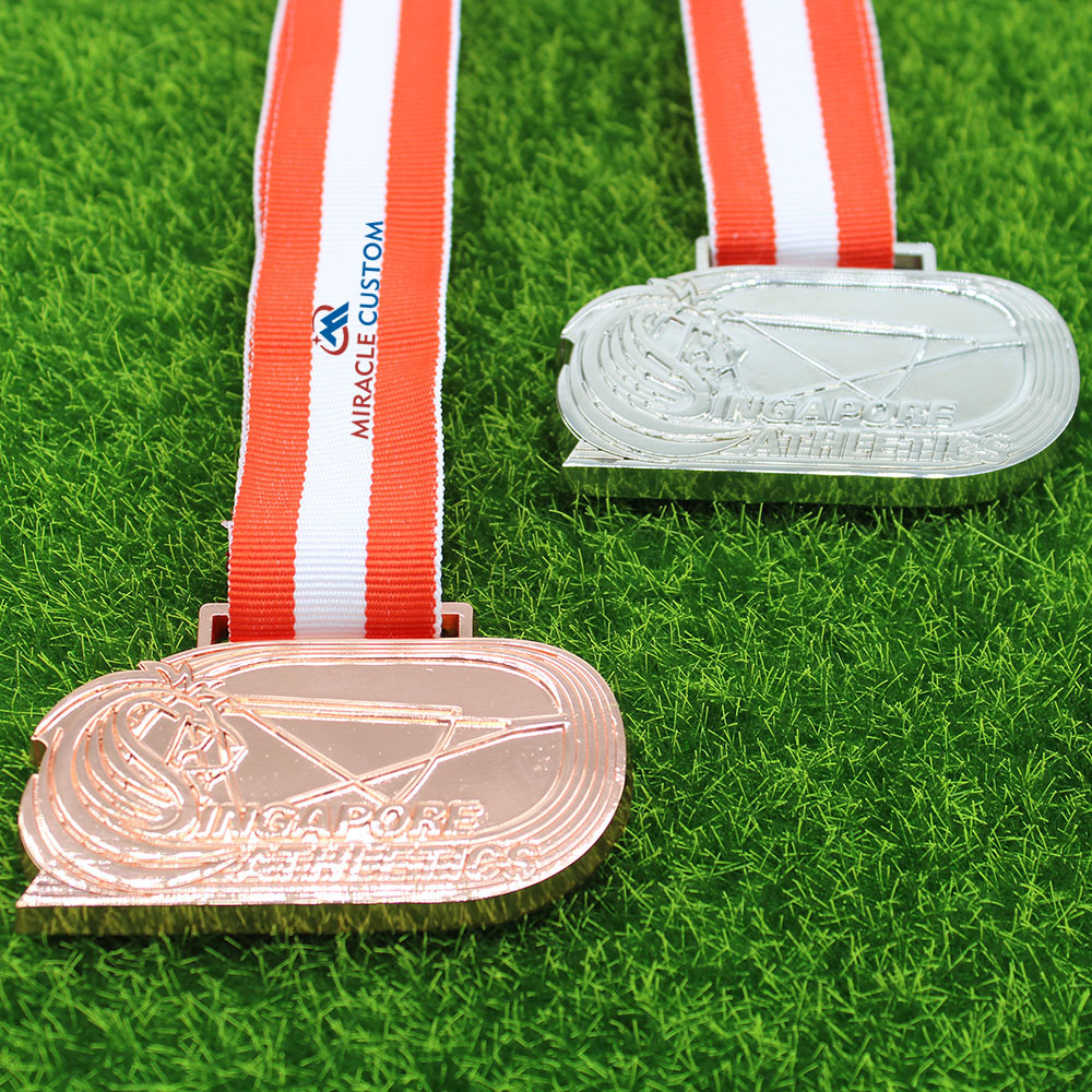 Custom Singapore Athletics Sports Medals