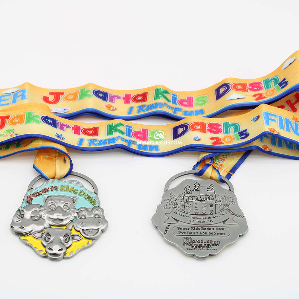 Custom Kids Dash Medals 3D Medals Jakarta Medals