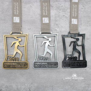 Custom Sharjah Ladies Run 2019 Sports Medals