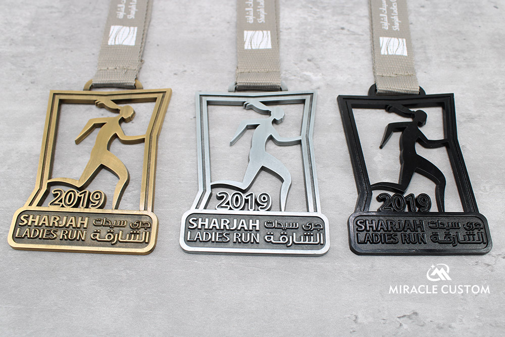 Custom Sharjah Ladies Run 2019 Sports Medals