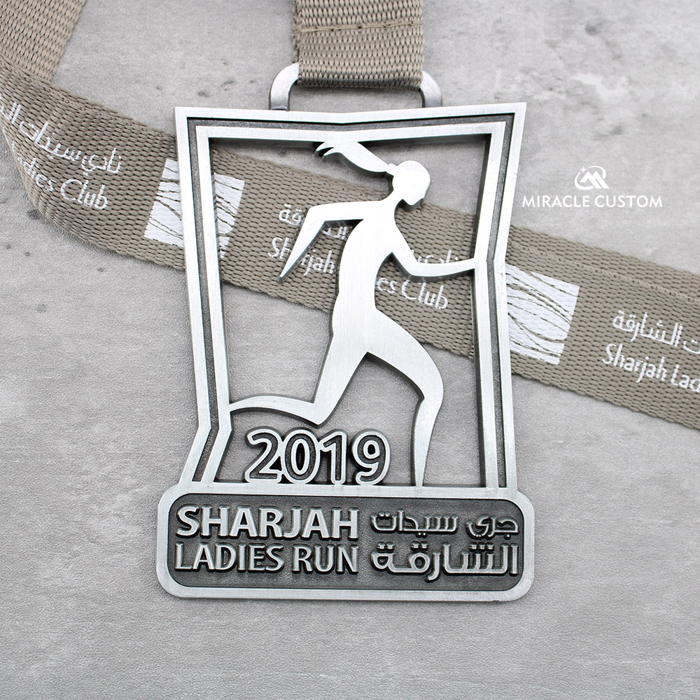 Custom Sharjah Ladies Run 2019 Sports Medals