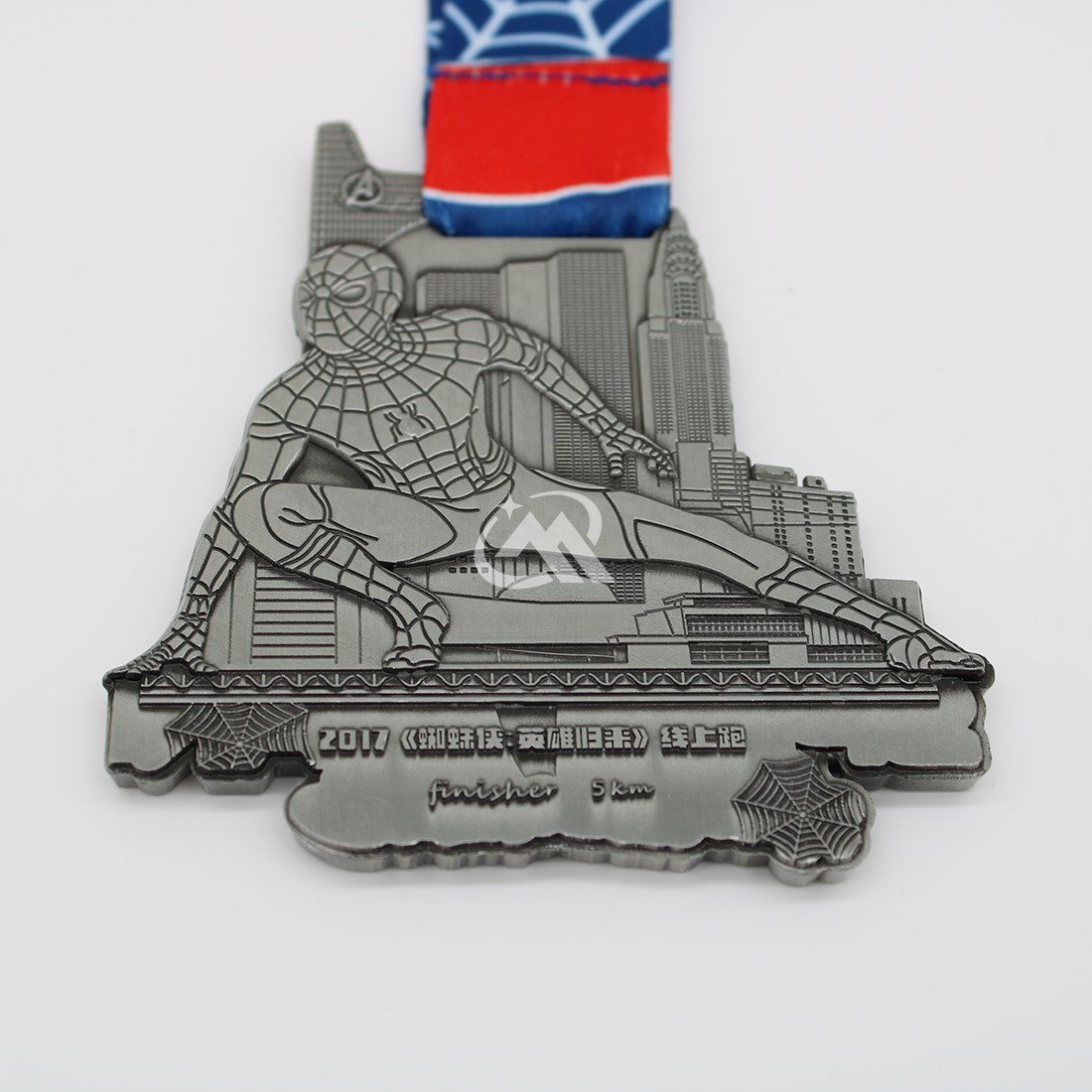 Custom Spider Man Medals Virtual Run Medals