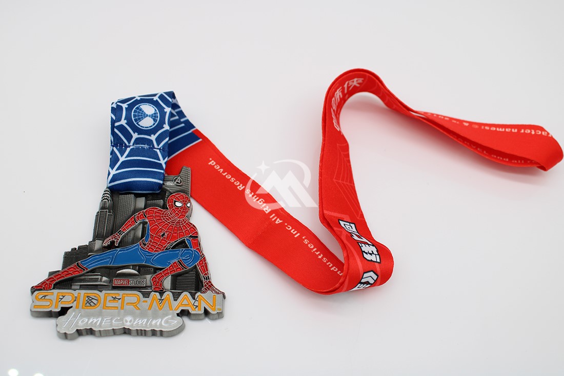 Custom Spider Man Medals Virtual Run Medals